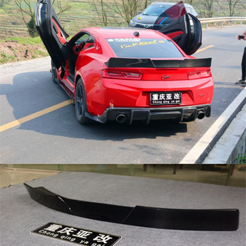 Carbon Fiber Car Rear Wing Trunk Lip Spoiler For 16 17 18 Chevrolet Camaro Zl1 2016 2017 2018