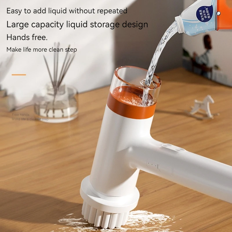 

New Multifunctional Wireless Electric Cleaning Brush Car Polisher Kitchen Bathroom Cleaning Brush Toilet Cleaning Tools