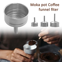 Moka Express Replacement Funnel Kits Stainless Steel Funnel Filter Plate With Espresso Coffee Gasket Seals Coffee Accessories