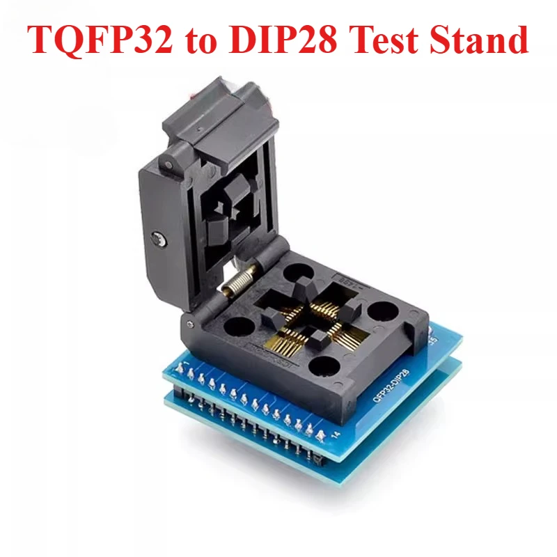 1 قطعة TQFP32 إلى DIP28 TQFP44 - DIP40 PSOP44 - DIP44 PLCC32 إلى DIP32 المقبس/مقعد التشغيل #3