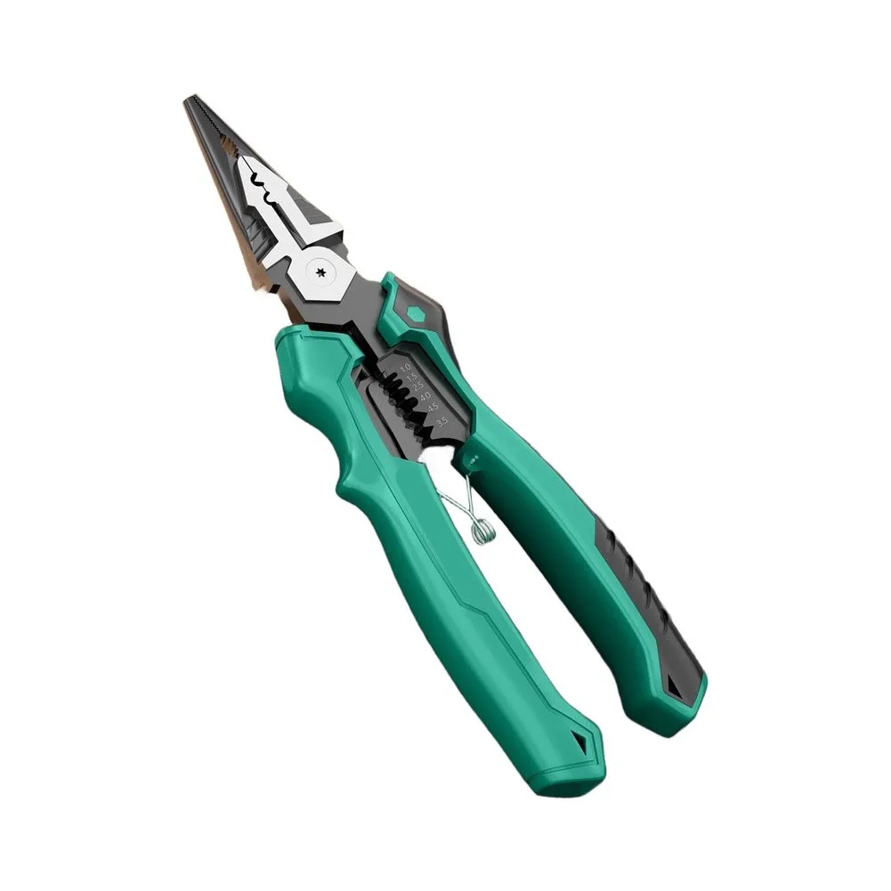 1pc High-Hardness Multi-Purpose Pliers With Spring-Return For Wire Cutting Electricians DIY Hand Tools Easy To Use