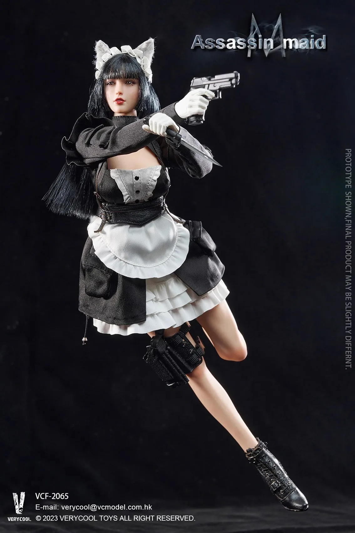 Original VERYCOOL VCF-2065 1/6 Female Soldier   Assassin Assassinates Maid Full Set 12Inch Action Figure Model Collectible - view 5