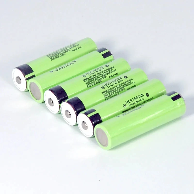 New Original 18650 3.7v 3400 mah Lithium Rechargeable Battery NCR18650B with Pointed(No PCB) For flashlight Fan toys batteries