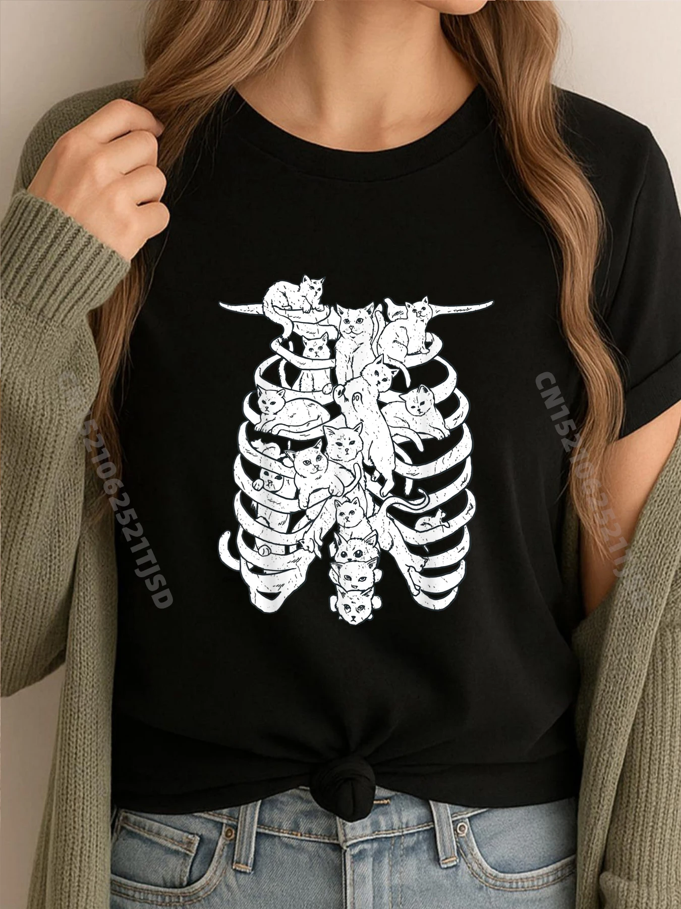 

Костюм котенка на Хэллоуин, милая кремовая футболка с котенком, удобная футболка Camisetas De Hombre, День Святого Патрика