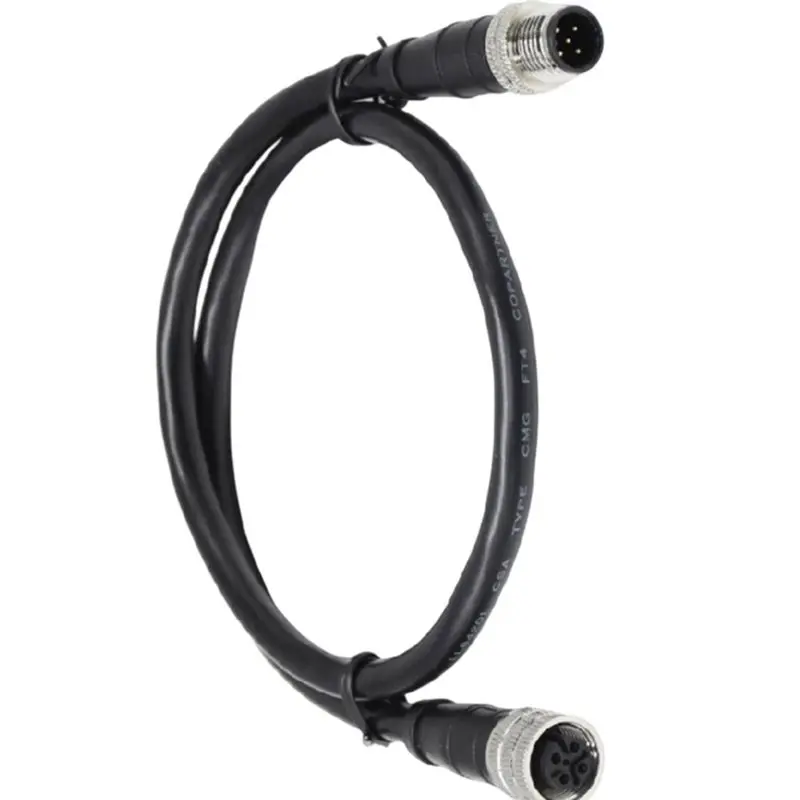 New-NMEA 2000 5PIN T-Type Adapter Cable Female To Male Connector Waterproof IP67 M12 5Pin T-Type NMEA2000 Converter