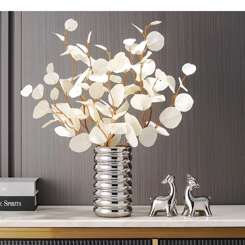 Irregular Ceramic Vase Tabletop Flower Ware Decoration Arrangement Horticultural Home