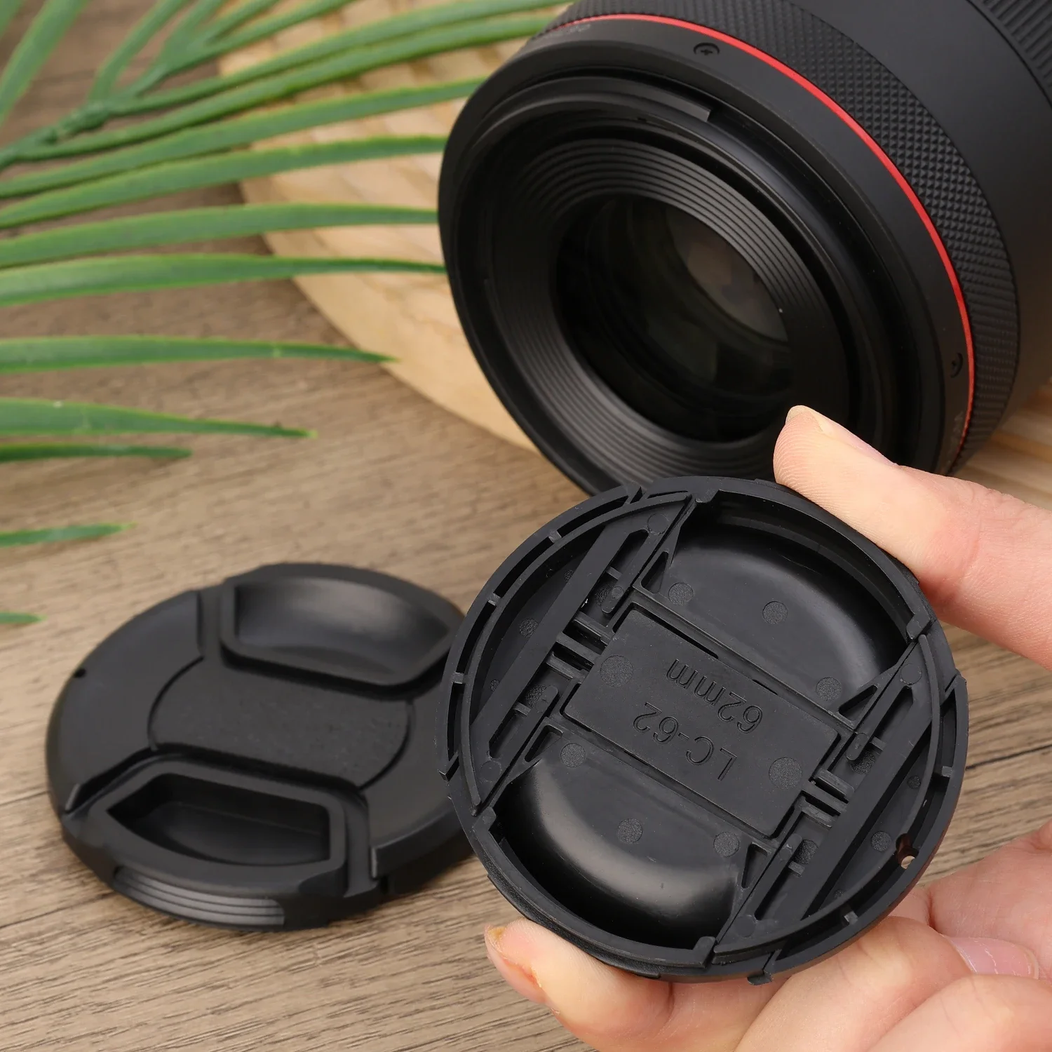 49 مللي متر 52 مللي متر 55 مللي متر 58 مللي متر 62 مللي متر مكافحة خسر غطاء عدسة الكاميرا لكانون نيكون سوني فوجي لوميكس DSLR غطاء لين مع حبل معلق