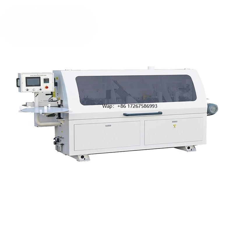 ZICAR Wood Board MDF Melamine Laminate Edge Banding Machine MF50G Qingdao Straight Line High Speed Automatic Edge Bander Machine