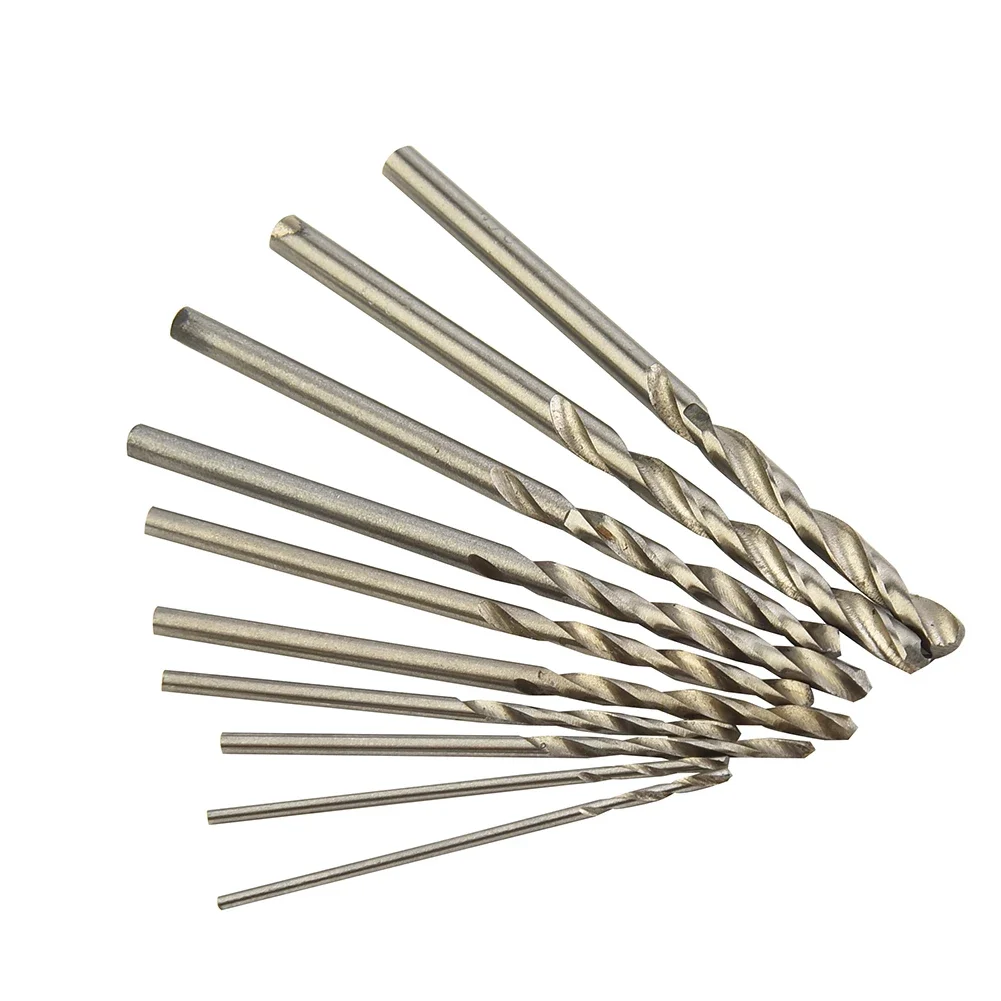

Compact Hand Drill Mini with 10 Drill Bits Set 0 8 3 0mm Carbon Steel for PCB Jewelry Wood Plastic Model and Rubber Drilling