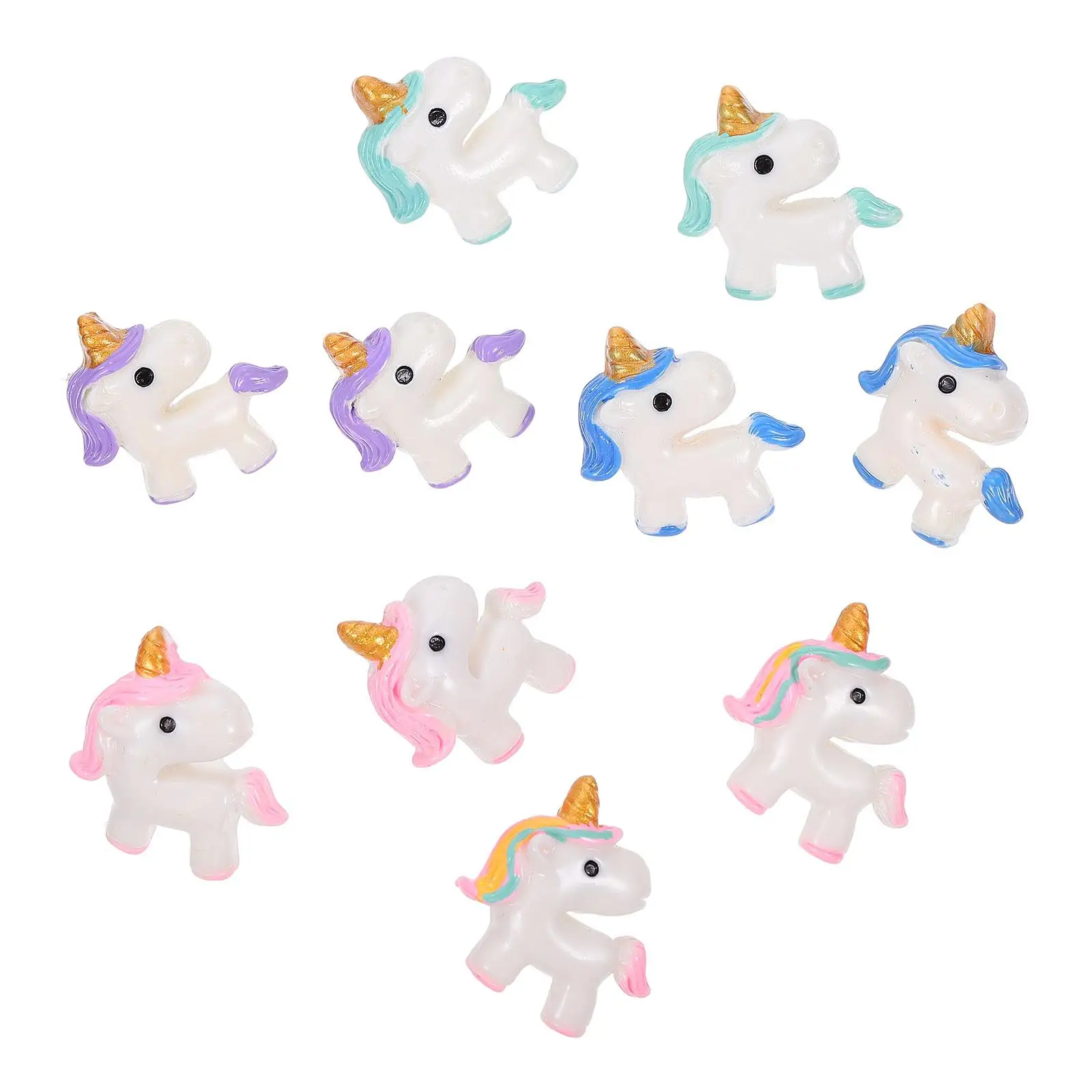 

10Pcs Cartoon Resin Push Pins Thumbtacks Assorted Colorful Decorative Note Photo Wall Diy Student ganization Office