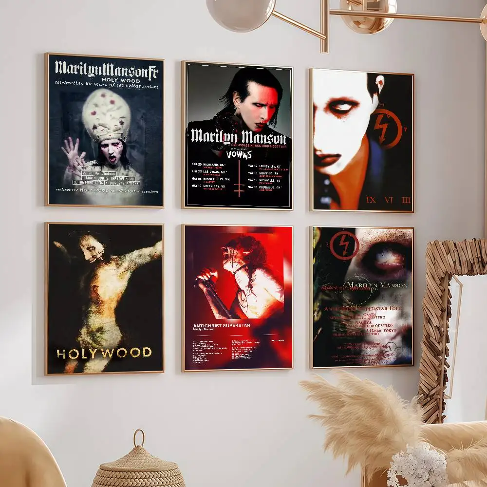 Singer Marilyn Manson Posters Dormitory Decorations Bedroom And Living Room Wall Murals Souvenirs