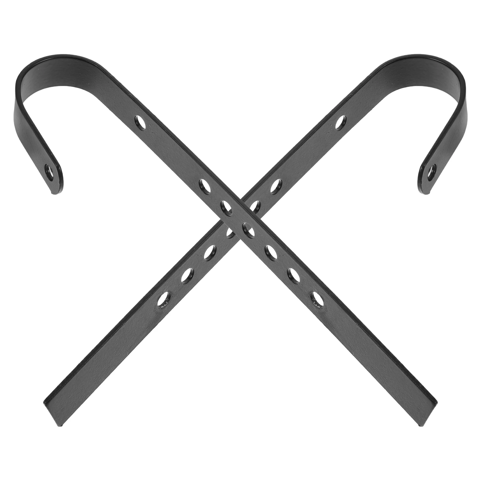 

2Pcs Adjustable Bike Basket Hooks Bicycle Front Installation Supplies Bicycle Hooks Bike Supplies Hanging for Basket