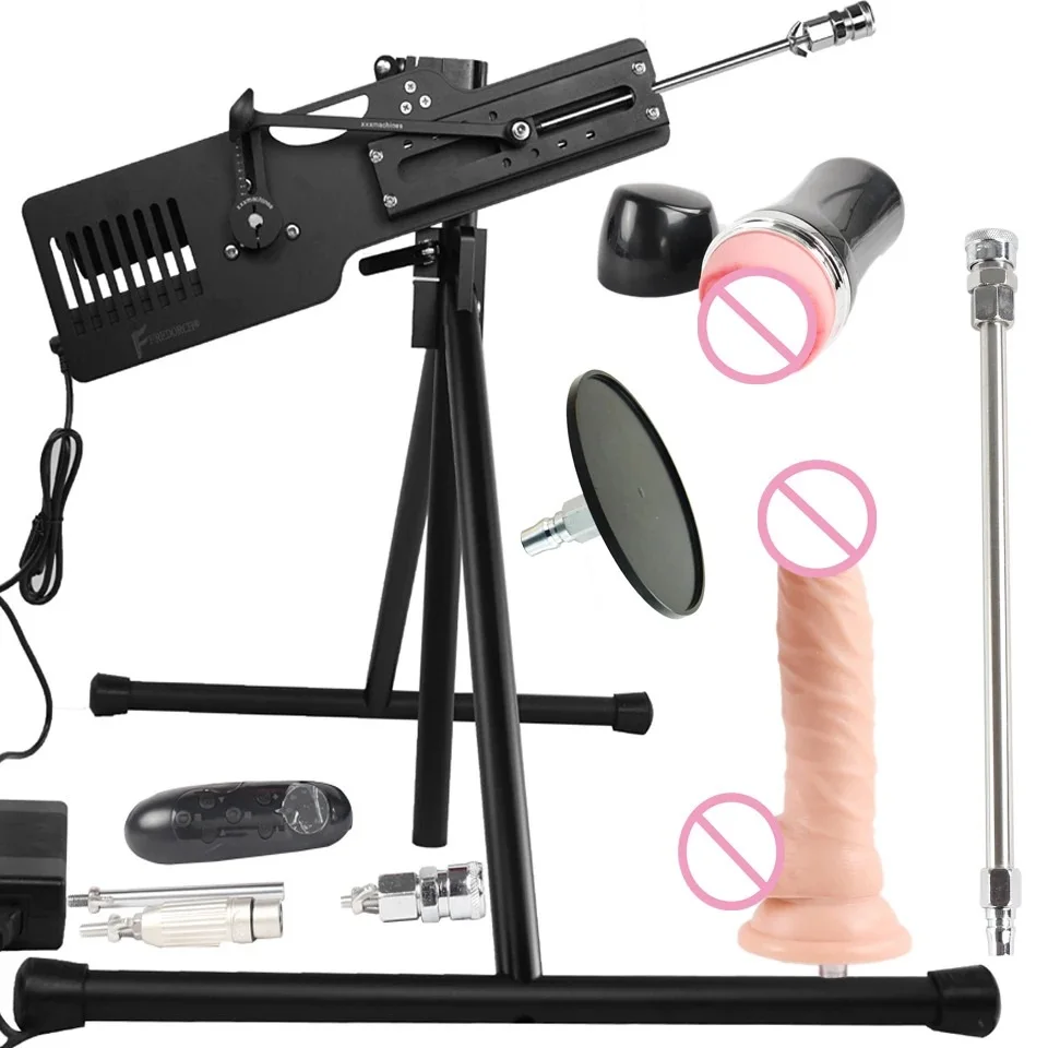FREDORCH  120W  sex machine  Quiet  giving Vac-u-Lock Love Powerful Large Wireless  Control Vibrator for Female or Male 3-15CM