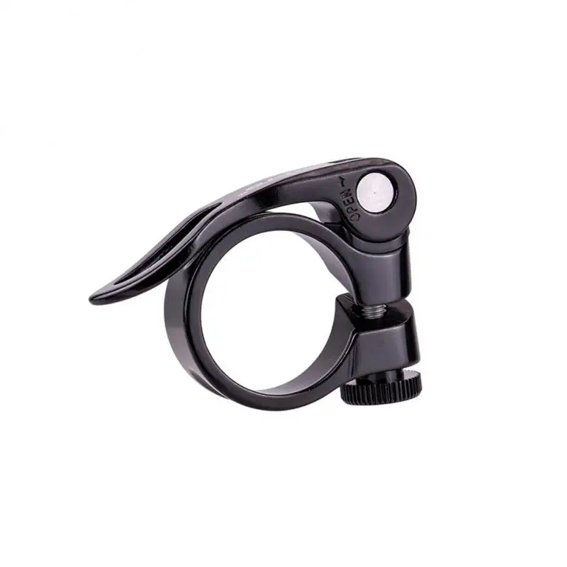 28.6/31.8/34.9mm Bicycle Seatposts Clamps Mountain Bike Seat Posts Clamp Clips Quick Release Aluminum Alloy Seat Tube Clamp