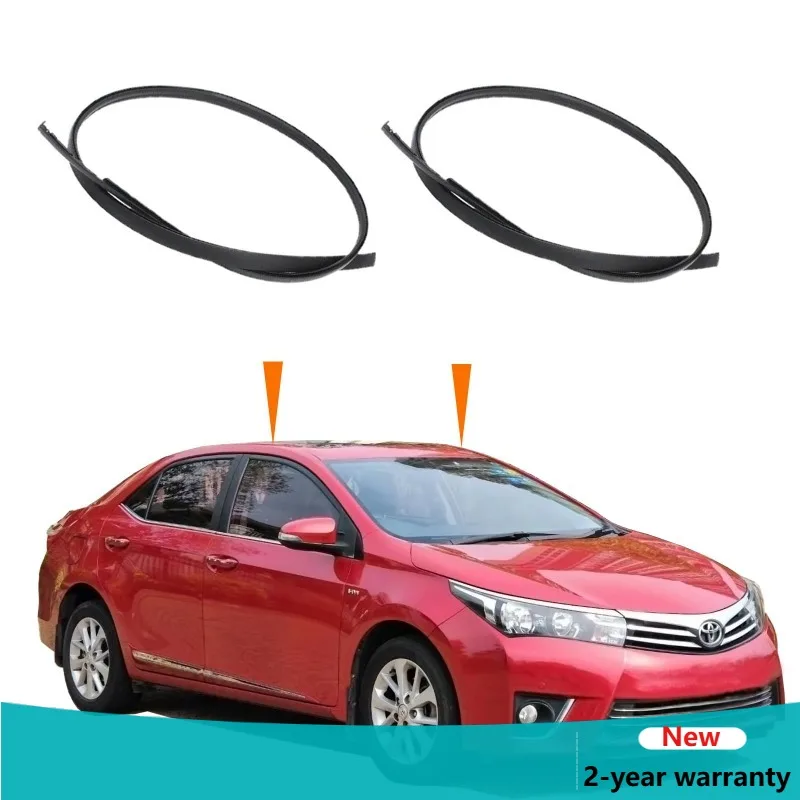1/2PCS 75556-02260 75555-02270 For TOYOTA COROLLA Sedan E18 2014 2015 2016 2017 2018 Rubber Car Roof Drip Finish Moulding Seal S