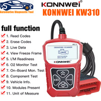 KONNWEI KW310 OBD2 Scanner for Auto OBD 2 Car Scanner Diagnostic Tool Automotive Scanner Car Tools Russian Language PK Elm327