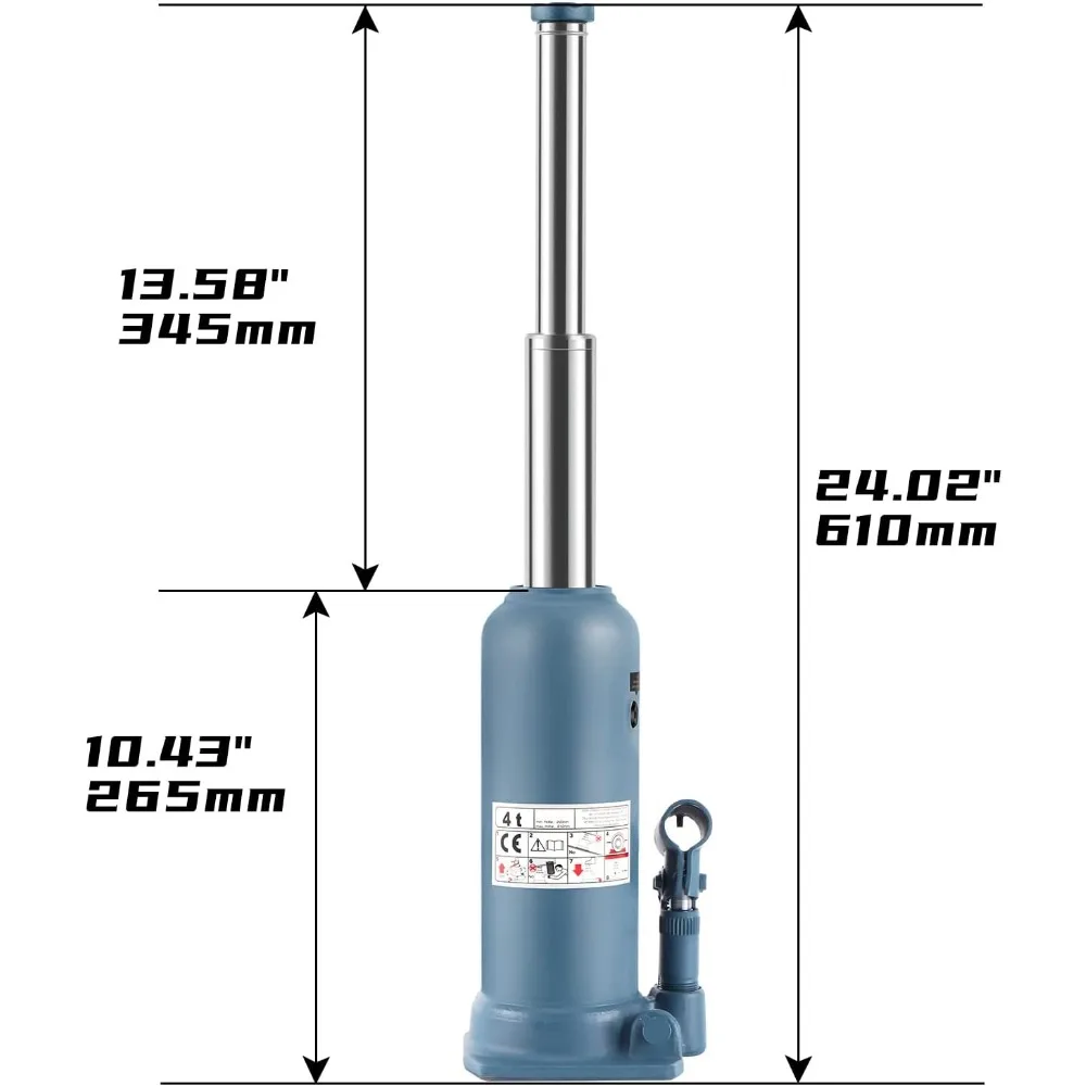 4 Ton Bottle Jack 10-5/8