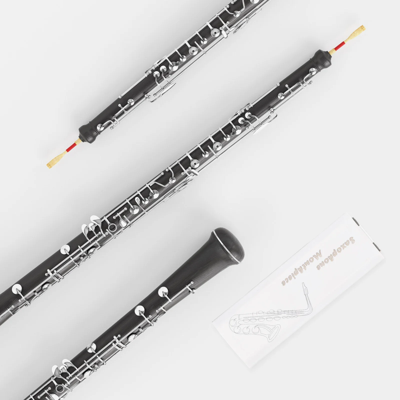 

Portable Oboe Reed Storage Box Durable Plastic Holder ABS Material Ventilated Oboe Reed Organizer Prevents Whistle Damage