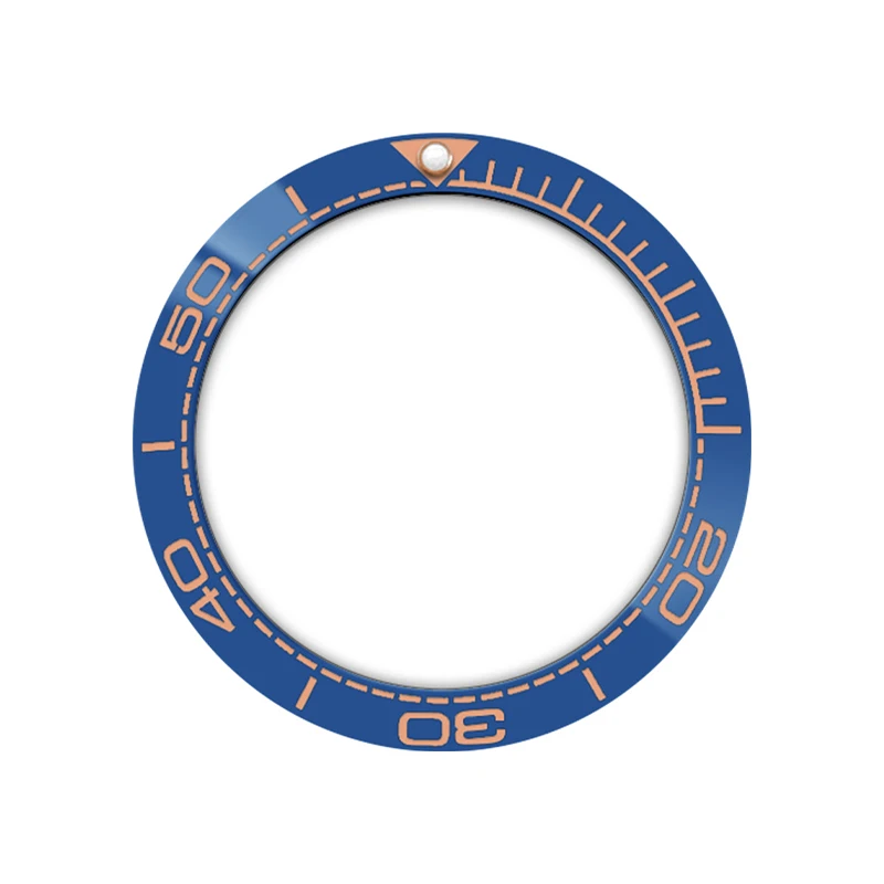 Anello con lunetta in ceramica curva da 38 mm adatto per SKX007 SKX009 SRPD GMT SUB cassa dell'orologio cavalluccio marino anello dell'orologio da uomo parti di refitting di ricambio