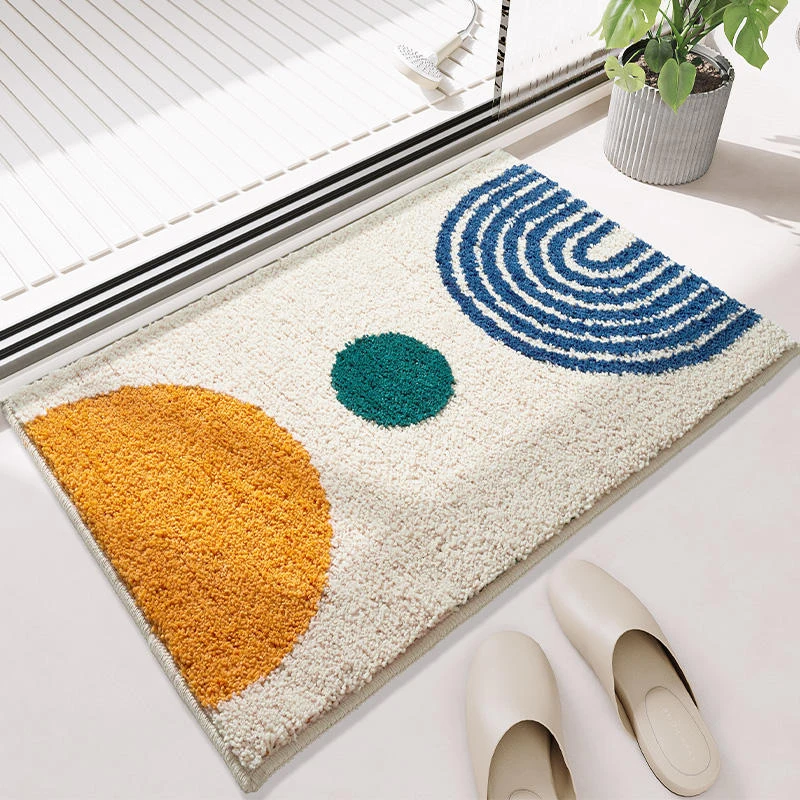 Entrance Doormat Bedroom Kitchen Absorbent Mat Non-slip Door Mats Washable Rug Bathroom Welcome Balcony Floor Foot Carpets