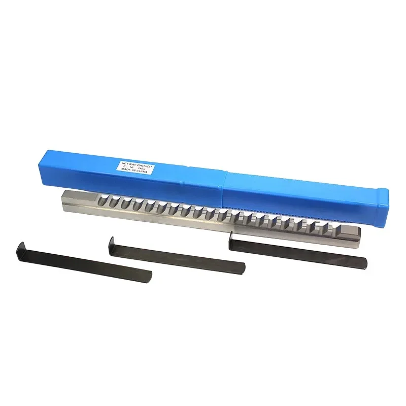 Brocha de chavetero HSS A B C D E tipo empuje tamaño métrico 2/3/4/5/6/8/10/12/14/16/18mm herramienta de corte metalúrgico para máquina enrutadora CNC