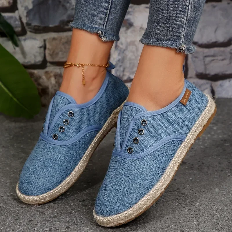 Sapatos baixos versáteis para mulheres, boca rasa, dedo do pé redondo, roupa exterior, leve, primavera e outono, novo, 2021