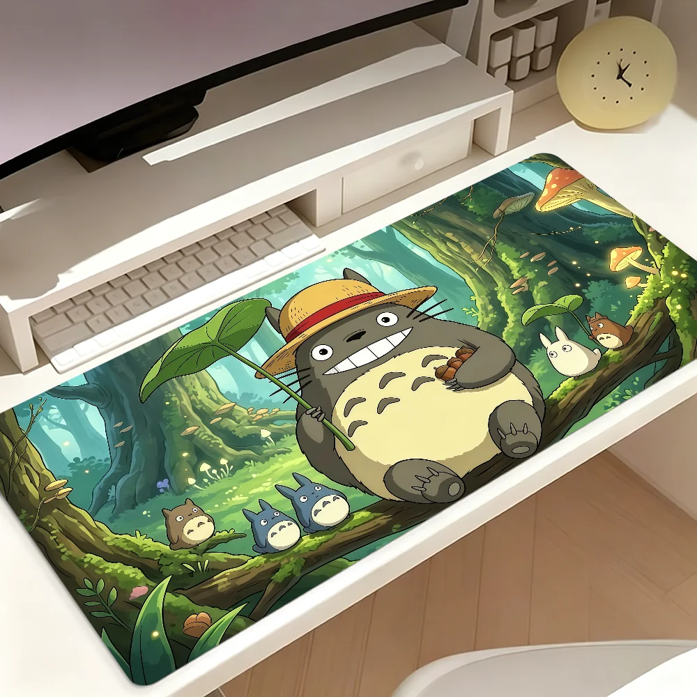 Cartoon T-Totoro Mouse Pad Large Cute Non-slip Lockedge Desktop Computer Desk Mat Keyboard MousePad Office Gamer Student