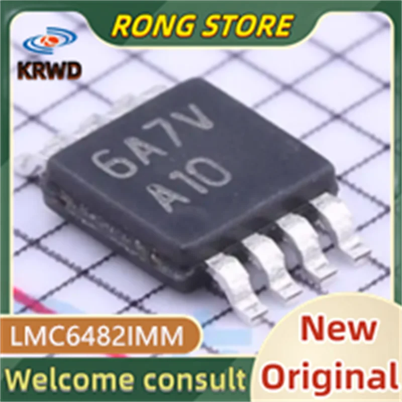 5PCS A10 New and Original LMC6482IMM LMC6482IM LMC6482I LMC6482 6482
