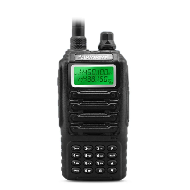 

Dual Band 2 Way Two Way Radio Dual Standby Dual Display QUANSHENG TG-UV2 With CE FCC Certification Walkie Talkie