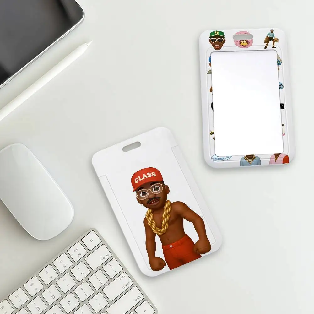 Rapper T-Tyler The C-Creator Music Card Holder Student Campus Meal Cards Public Transport Subway Cardcase