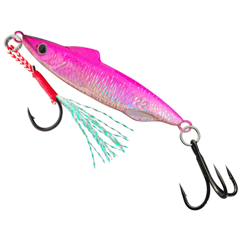 Nuevo señuelo de pesca de pez volador de lanzamiento súper largo 2026, cebo de metal, aparejos especiales para lubina y pez mandarín, 8 unidades