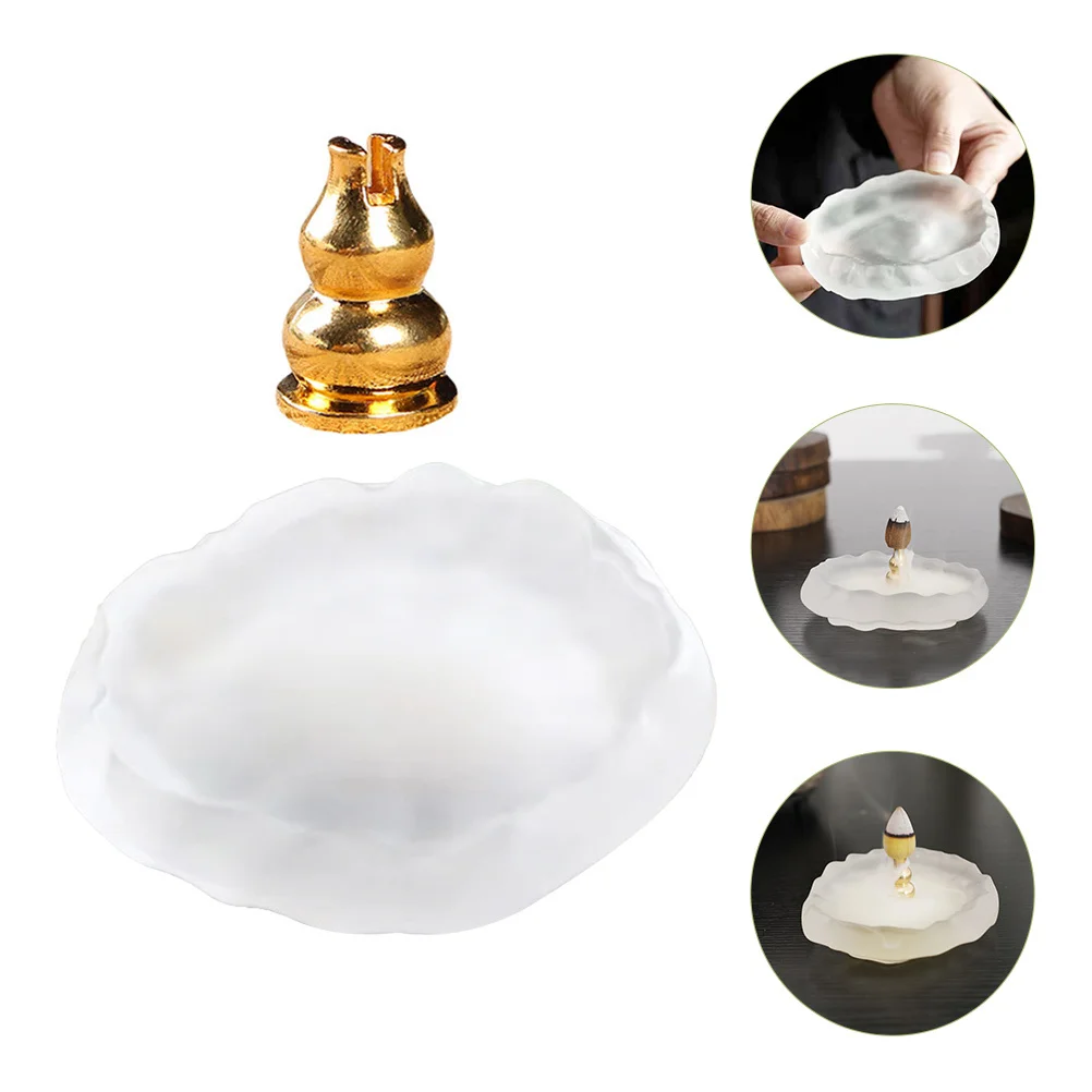 

Glass Incense Burner Waterfall Backflow Incense Holder Home Decoration Aromatherapy Cone Burner Essential Oil Diffuser