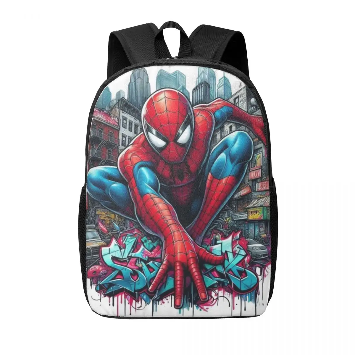 

Spider-Man Basic 17-Inch School Backpack - Minimalist and Stylish Backpack for Teens and Young Adults