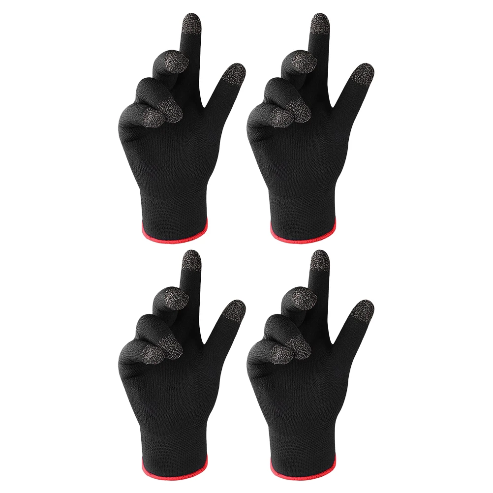 

Touch Screen Anti-slip Gloves Sports Cycling Unisex Outdoor Mens Cell Women Winter Nano Silver Fiber Non-slip Five-finger