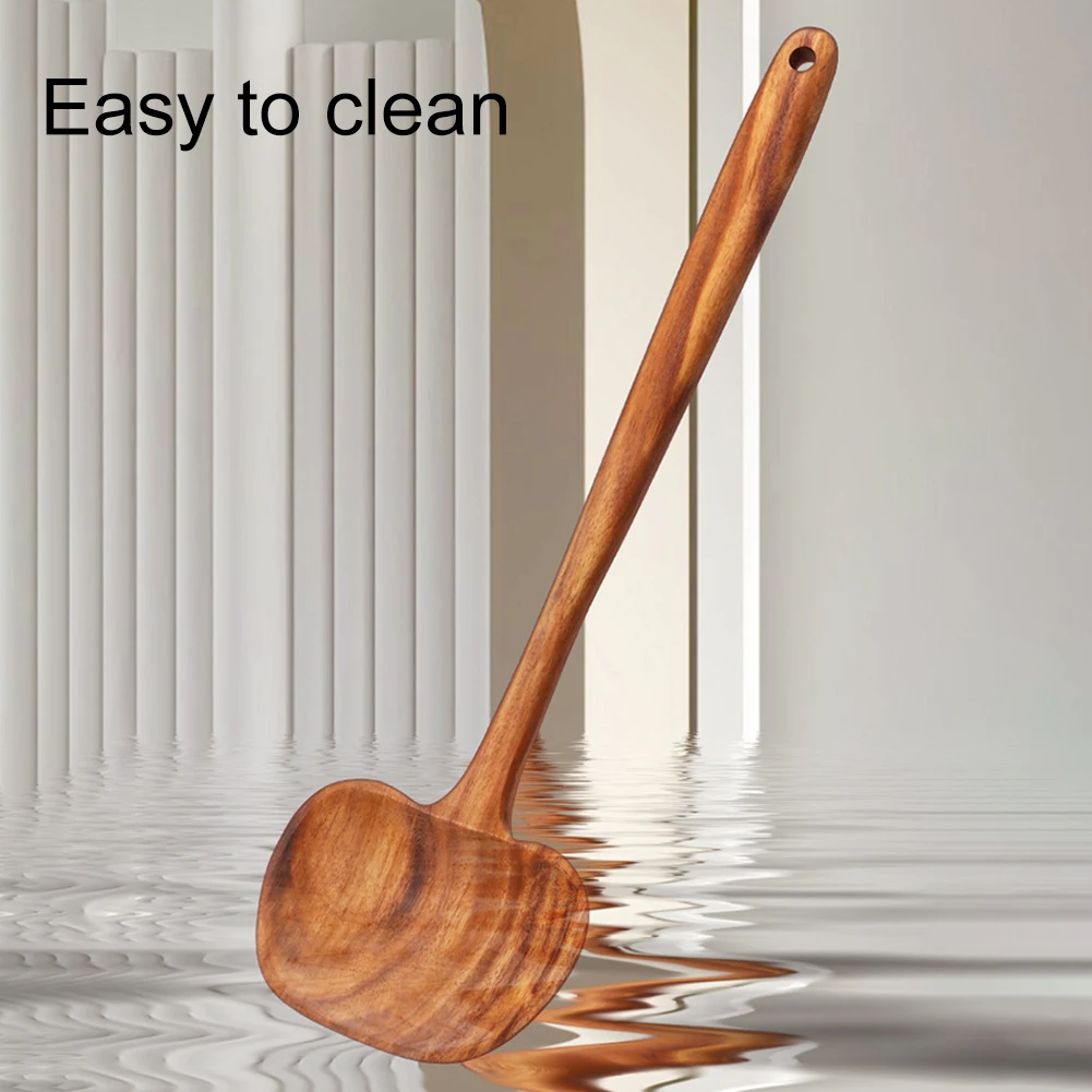 As Shown Acacia Wood Spatula Wooden Spatula For Cooking Natural Wood Utensils High Temperature Resistance Easy To Clean Design