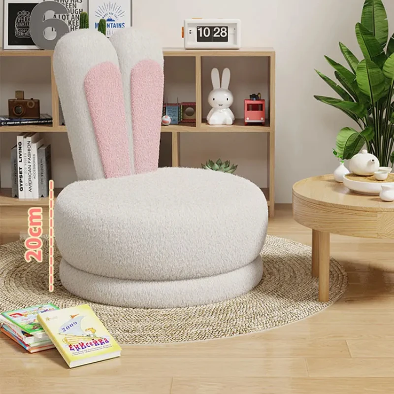 

Children's Sofa Reading Corner Decoration Baby Lazy Seating Single Rabbit Backrest Rotatable Living Room Cute Chair