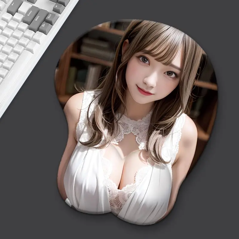 

Ergonomic 3D Silicone Wrist Support Pad - Custom Beauty/Animal Design Keyboard Mouse Rest for Wrist Pain Relief