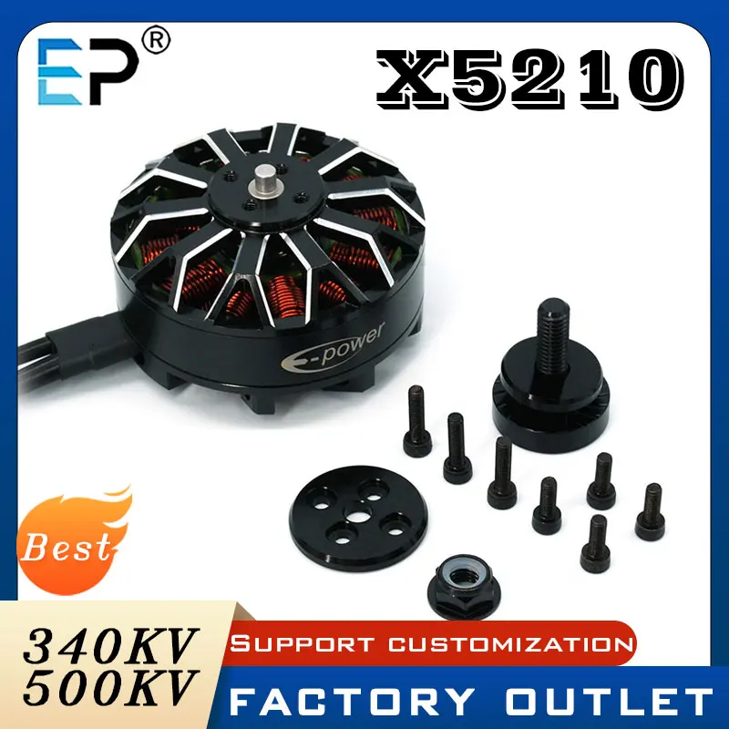 

E-Power 1 шт. X5210 двигатели 5210 340KV 500KV бесщеточные детали двигателя для FPV мультироторные малошумные радиоуправляемые вертолеты игрушечные аксессуары