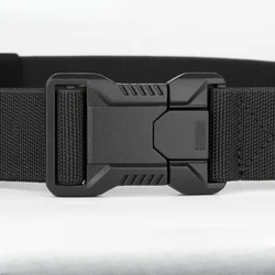 New Aluminum Alloy Quick Release Pluggable Buckle Elastic Belts for Men Durable Tactical Belt Cowboy Outdoor Army Belt Hunting