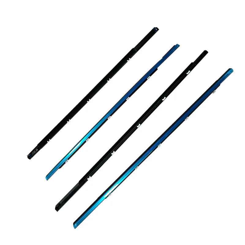 Auto Weather Strips Door Windows Seal Chrome Door Window Molding Weatherstrip Belt for Hyundai Sonata 2015-2019