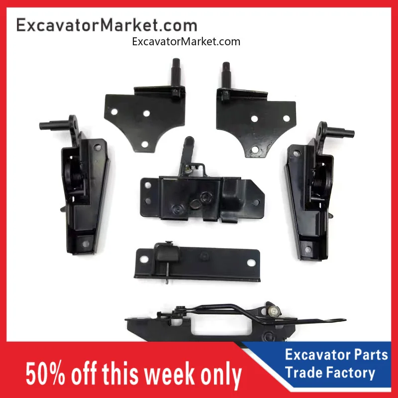 

For excavator Excavator front windshield lock frame lock front glass lock buckle front window for CATERPILLAR E320C/D