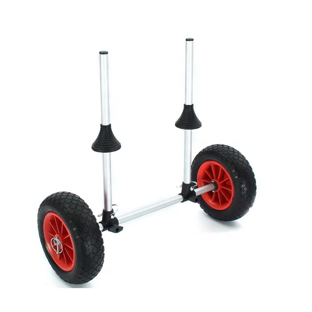 Carro de kayak de PVC, accesorios simples para kayak a un precio barato para surfear actividades al aire libre