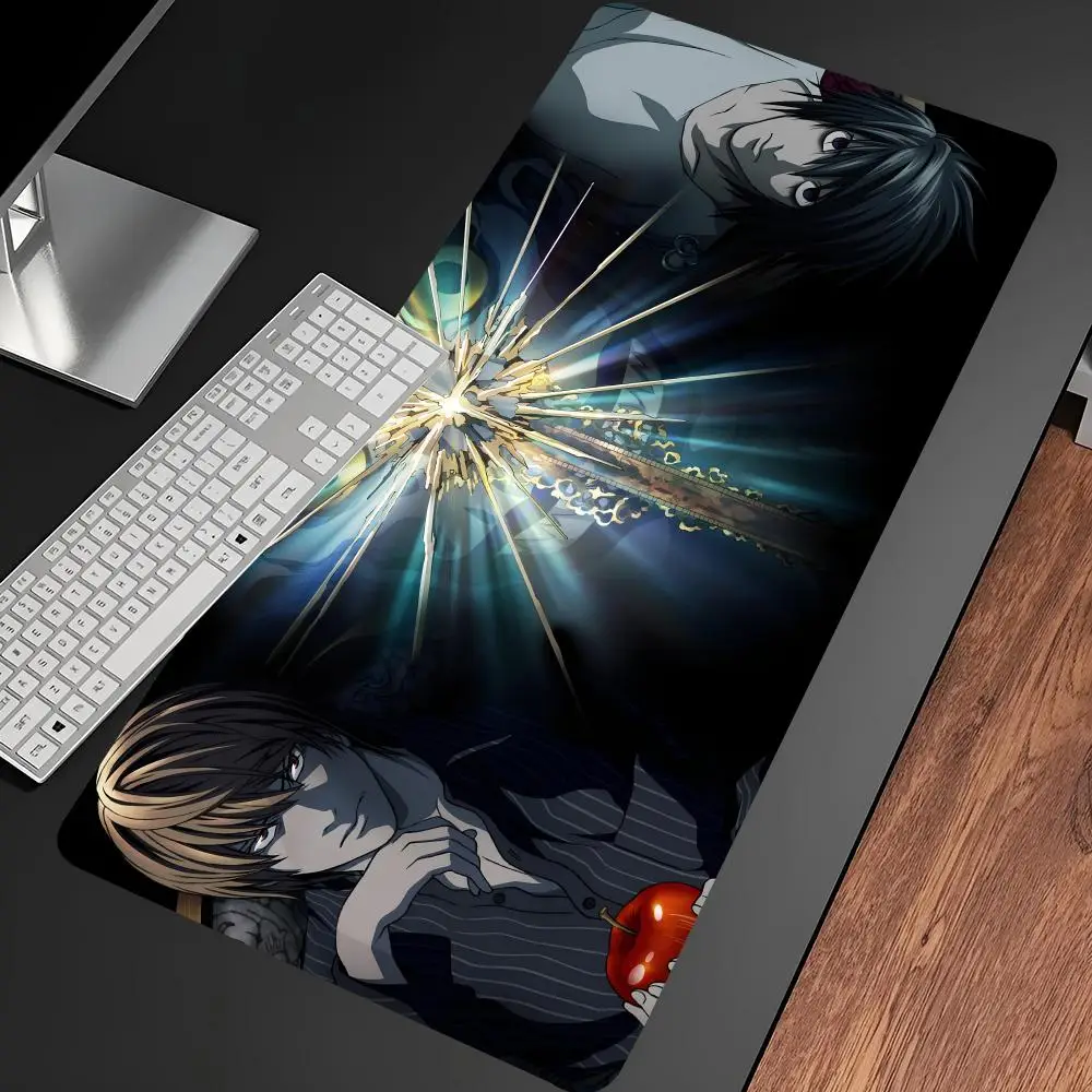 D-Death Note Muismat Anime Game Mause Pads Cs Lol Xxl Hd Computer Bureaumatten Tapijt Gamer Kantoor Laptop Jongens Meisjes Frien