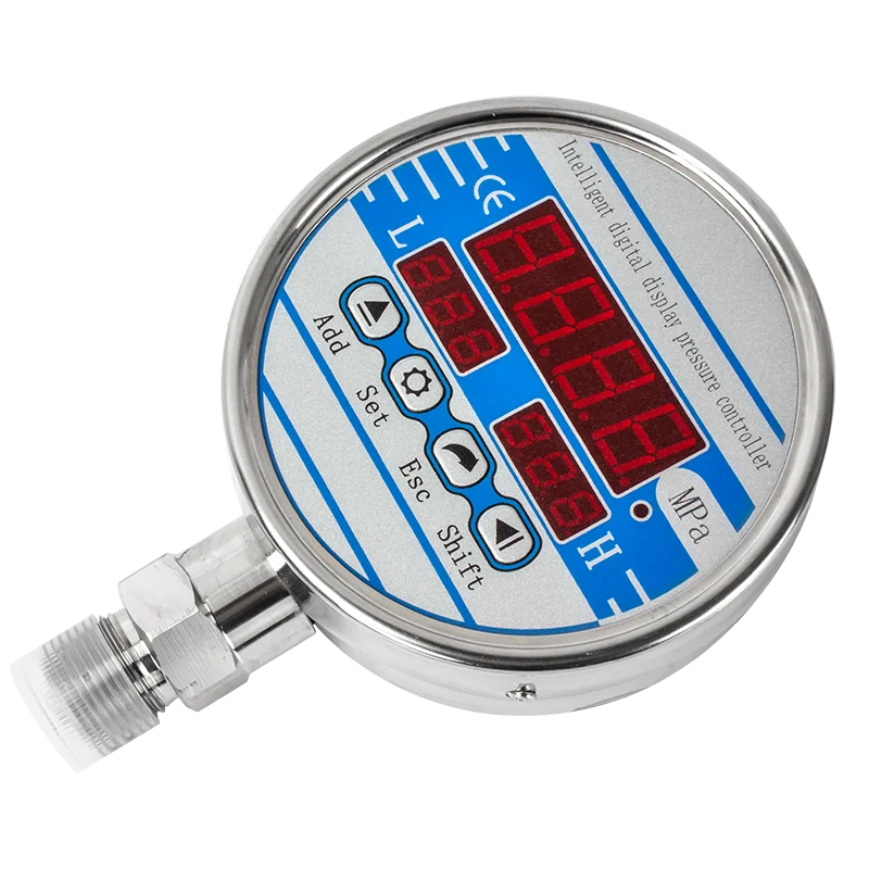 Hydraulic Electrical Contact Digital Pressure Gauge 0-100Mpa M20*1.5 Pressure Meter 300bar 400bar High Pressure Manometer