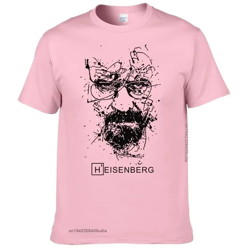 2024 New Fashion Breaking Bad Graphic T Shirts Men Heisenberg Camisetas Hombre Men Cool Tee Shirt for Men Tops Cotton Tshirt