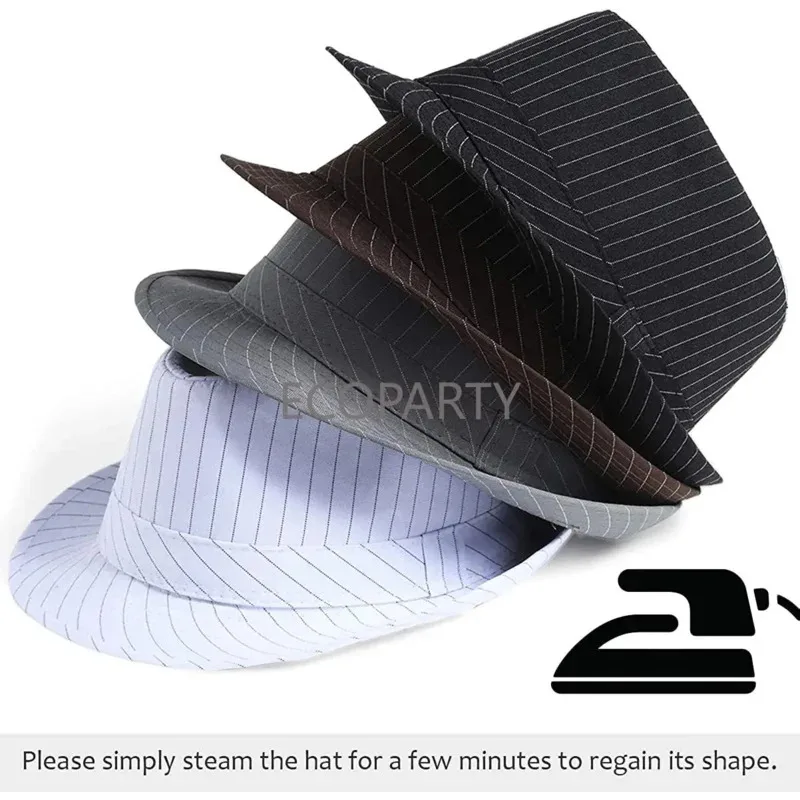 جديد ★   1920s رجل العصابات اكسسوارات مجموعة بنما قبعة الحمالة ربطة القوس فيونكة 20s فستان 1920s غاتسبي العظيم ecoparty ★   2025 تشي ☆