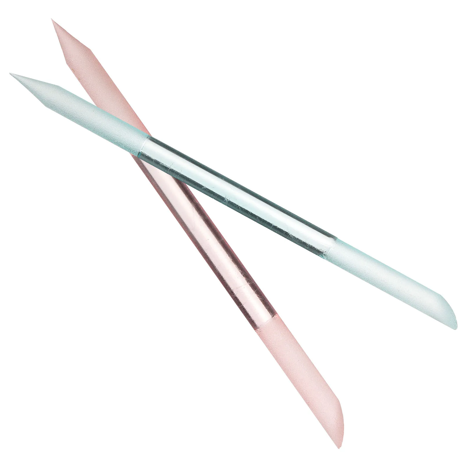 2 قطعة ملف الأظافر الزجاجية مسمار الرملي قطاع مجموعة أدوات مانيكير النساء أدوات مانيكير للأظافر الأنيقة المصقولة الزجاج تلميع الشريط #1