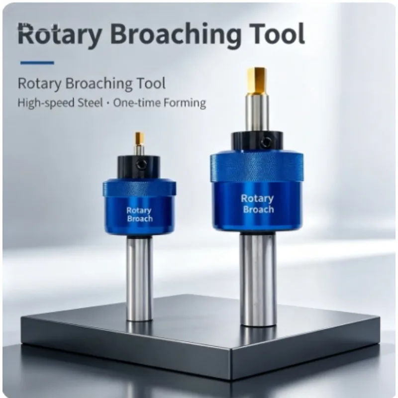 1pc Hexagon Socket Punch, Rotary Broaching Tool, Hexagon Turning Tool, CNC Lathe, Precision Square Punch