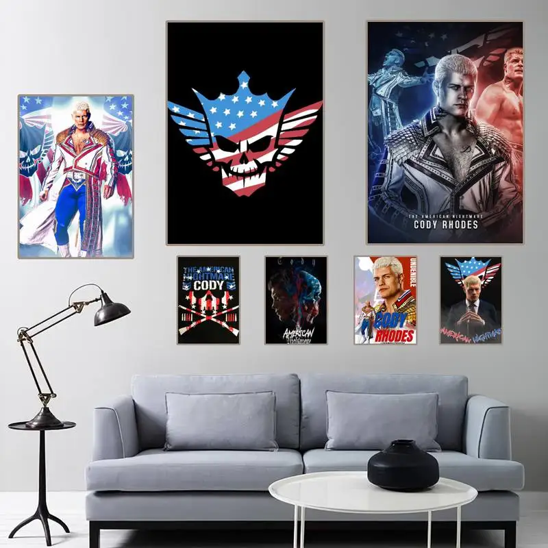 Cody R-Rhodes American Nightmare POSTER Canvas Painting Pictures Home Decor