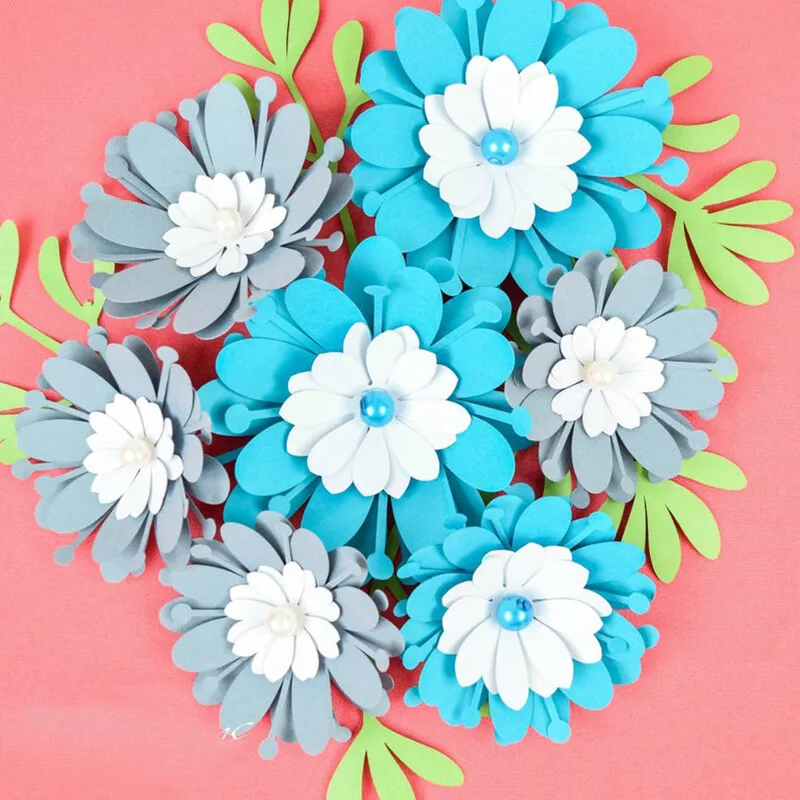 

1pcs Flower metal cutting dies mold Scrapbooking decoration paper craft knife mould blade punch template Embossing stencils